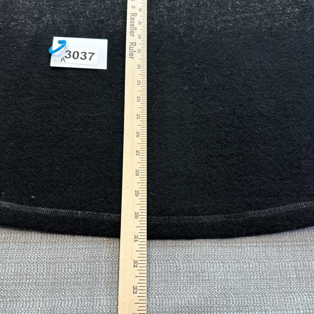 Ombré Wool Blend Zip Jacket Black Gray‎ Large Outdoor Cozy Layer Akini - Picture 7 of 8